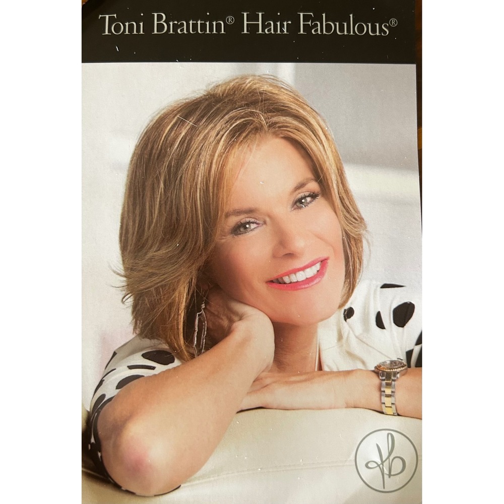 Toni Brattin Perfect Topper Med Blonde Heat Safe Synthetic Hairpiece 514 HF NEW